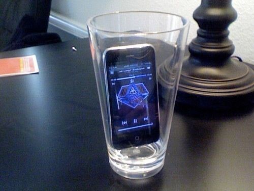make your phone louder with a cup or glass