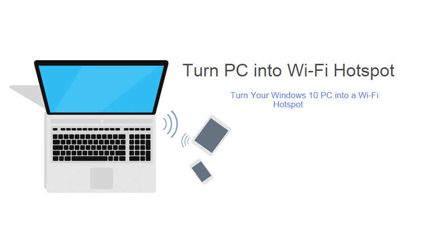 enable mobile wifi hotspot in windows 10