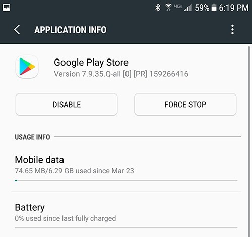 how to clear play store cache