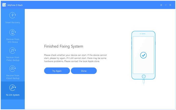 imyfone d back iphone recovery