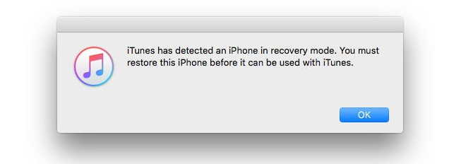 iphone stuck in recovery mode loop