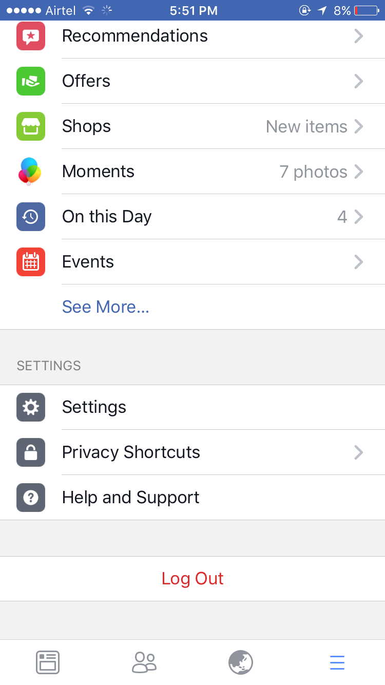 turn off sound facebook settings