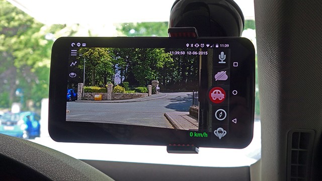 using android phone as dash cam