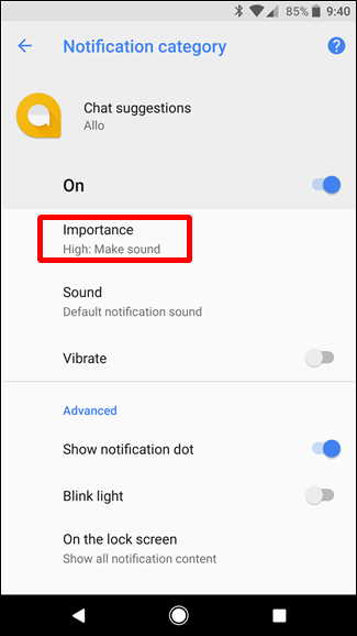android oreo notification channels-13
