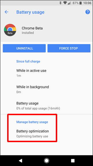 optimize battery apps android