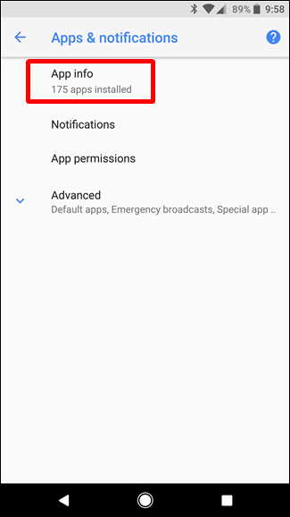 stop background apps running on android