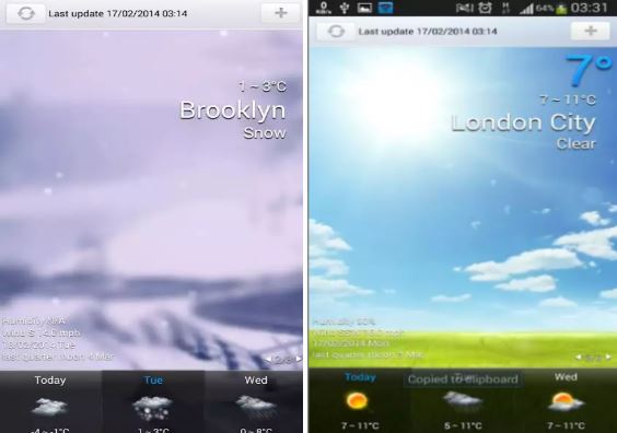 Amazing Weather HD For Android