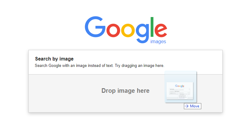 search by image drag drop image