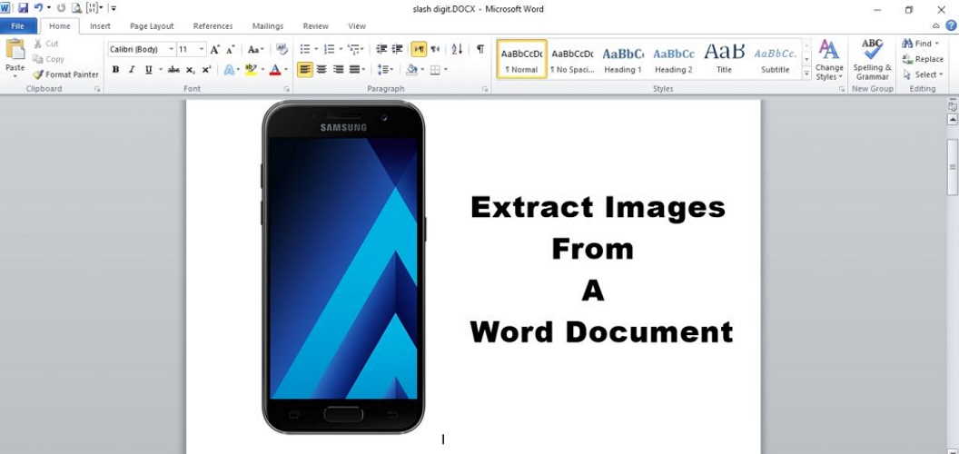extract images from word document