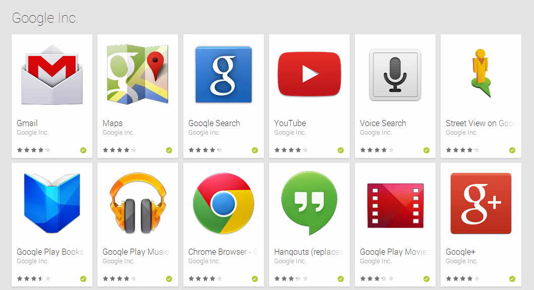 google service apps