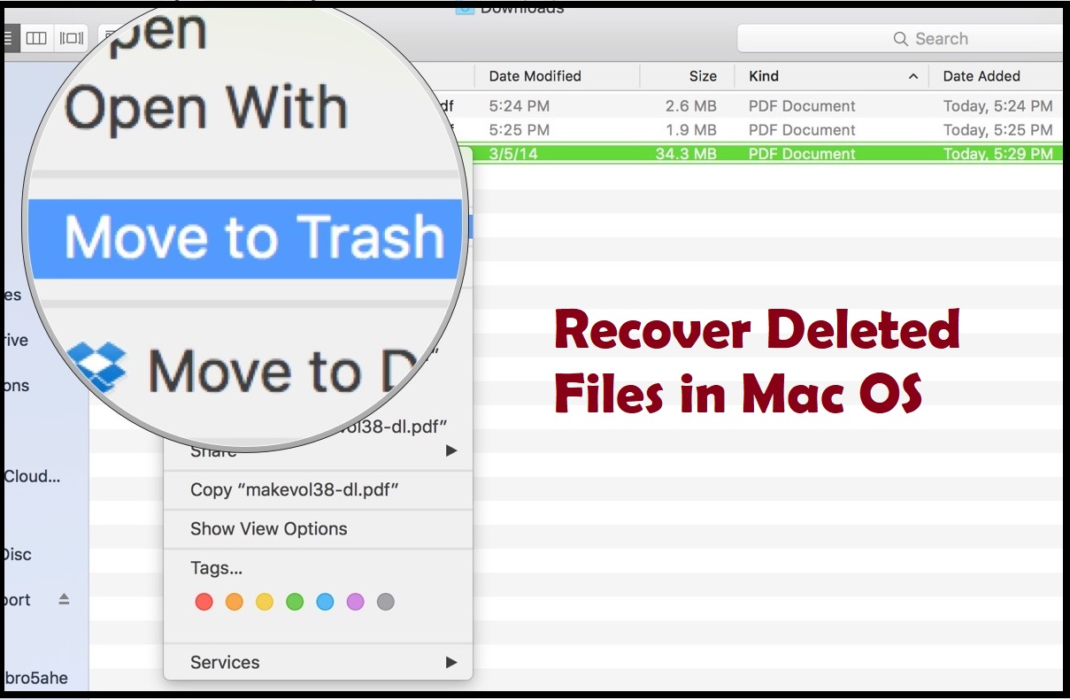 recover deleted files in mac