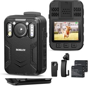 BOBLOV B4K2 128GB 4K Body Worn Camera
