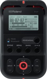 Roland R-07-BK Handheld Audio Recorder