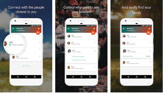 Trusted Contacts app