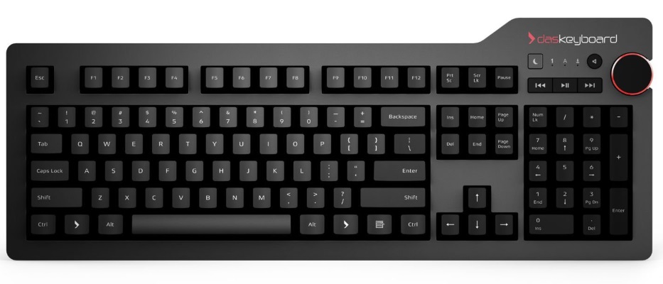 Das Keyboard 4 Professional Clicky MX Blue Mechanical Keyboard