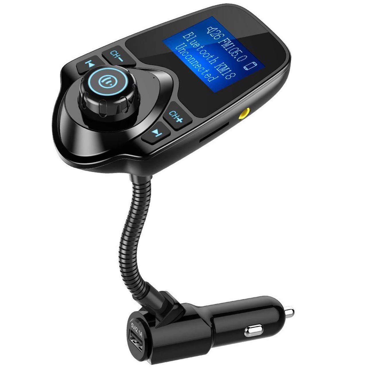 Nulaxy Wireless in-Car Bluetooth FM Transmitter Radio