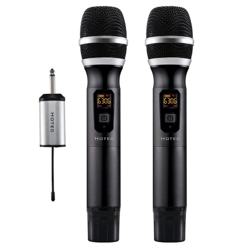 Hotec 25 Channel UHF Wireless Microphone Dual Microphone