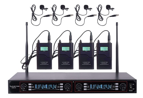 Sound Town 200-Channel Rack Mountable Professional UHF Wireless Microphone System