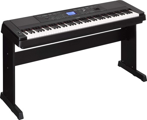 Yamaha DGX-660 88-Key Weighted Action Digital Grand Piano Premium with Matching Stand