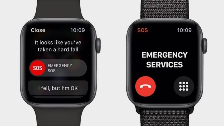 Apple Watch 4 Emergency Services Fall Detection