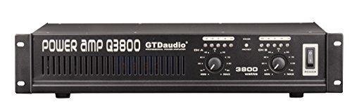 GTD Audio Q3800 Watts 2U Stereo Professional Power Amplifier