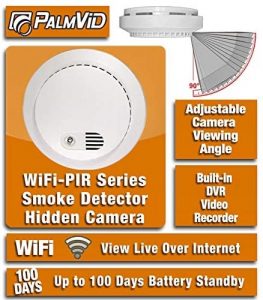 PalmVID WiFi PIR Smoke Detector