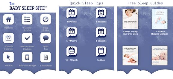 Baby Sleep Site App