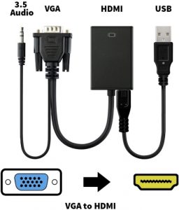 ConnectPRO VGA to HDMI Converter