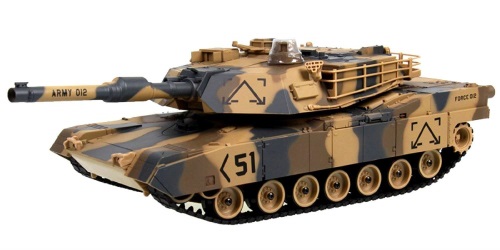 M1A2 Abrams USA Battle Tank RC Desert Camouflage