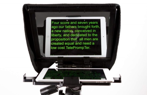 Caddie Buddy Professional and Portable Teleprompter