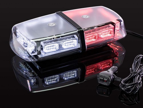 DT Moto 12 inch 36-Watt Amber LED Mini Light Bar with 17 Modes