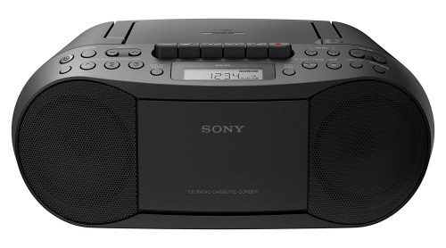 Sony CFDS70-BLK CD MP3 Cassette Boombox Home Audio Radio