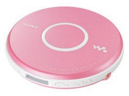 Sony DEJ011 Portable Walkman CD Player Pink