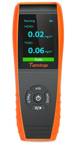 Temtop LKC-1000S+ Air Quality Monitor Formaldehyde Detector