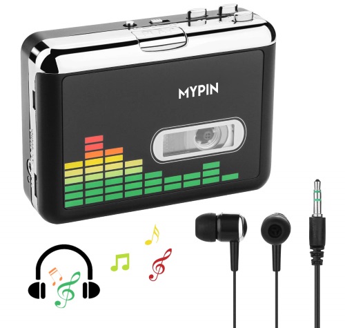 USB Cassette To MP3 Converter Portable Cassette Audio Music Player Tape-To-MP3 Converter
