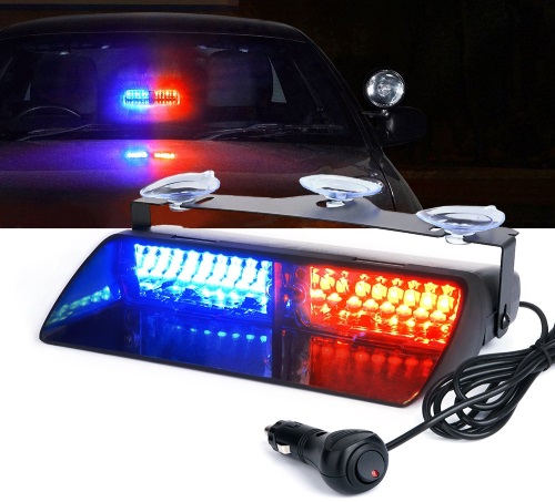 Xprite Red and Blue 16 LED High Intensity LED Law Enforcement Emergency