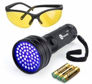 TaoTronics Black Light, 51 LEDs UV Blacklight with Free UV Sunglasses