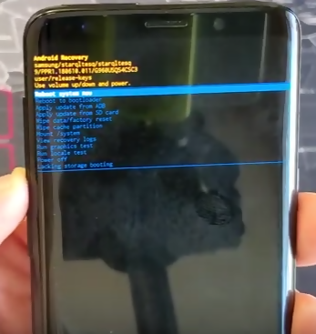android system recovery menu options
