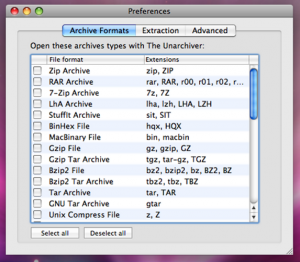 How to Open Rar Zip Tgz files on Mac