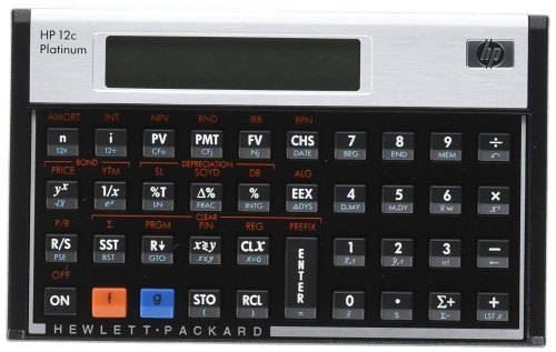Hewlett Packard HP 12C Platinum Calculator
