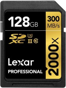 Lexar Professional 2000X 128GB SDXC Uhs-II