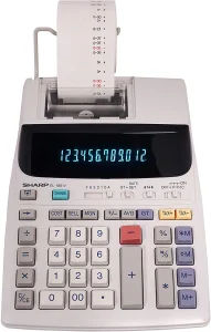Sharp EL-1801V Ink Printing Calculator