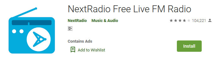 nextradio app fm radio