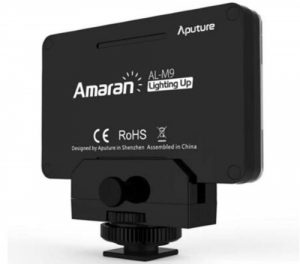 Aperture AL-M9 Amaran LED Mini Light on Camera Video Light