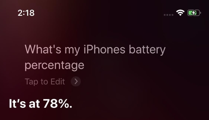 Ask-Siri-to-Display-Battery-Percentage