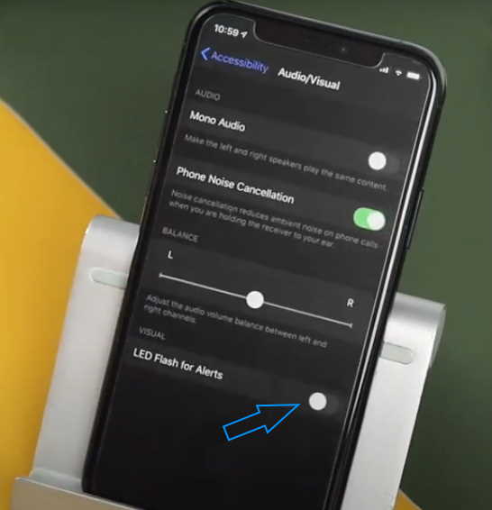 enable led flash for alerts iphone 11 pro max