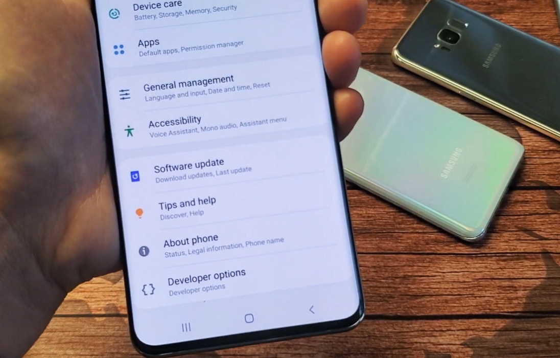 enable developer options on samsung galaxy s20