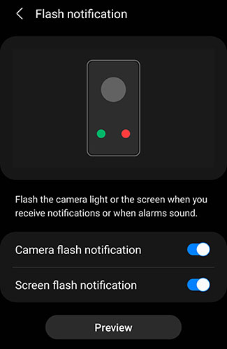 enable-flash-notification-galaxy-z-fold-3
