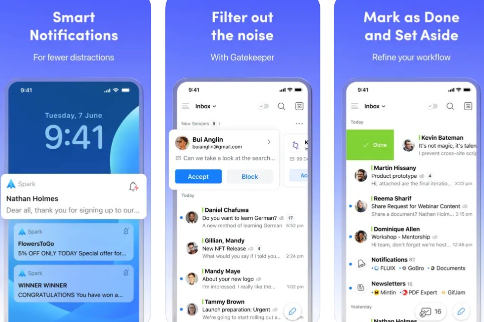 Spark Mail + AI - Email Inbox